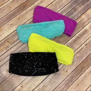 FOUR - Bandeau Bralettes - NWOT